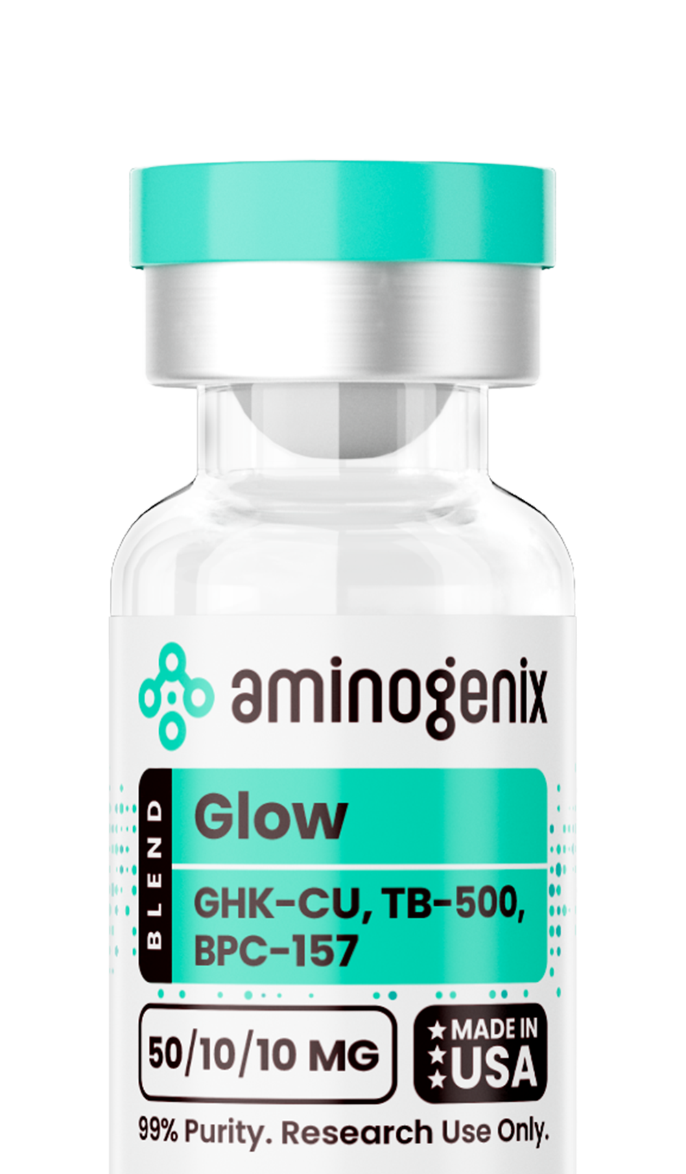 Glow Blend (GHK-CU / TB-500 / BPC-157) 50/10/10mg