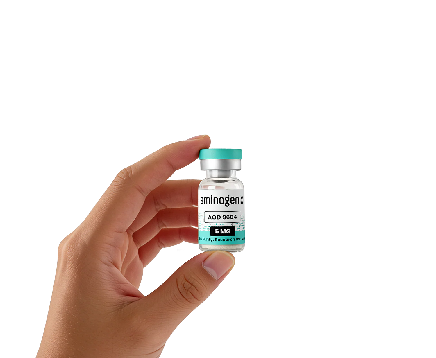 Research peptide vial